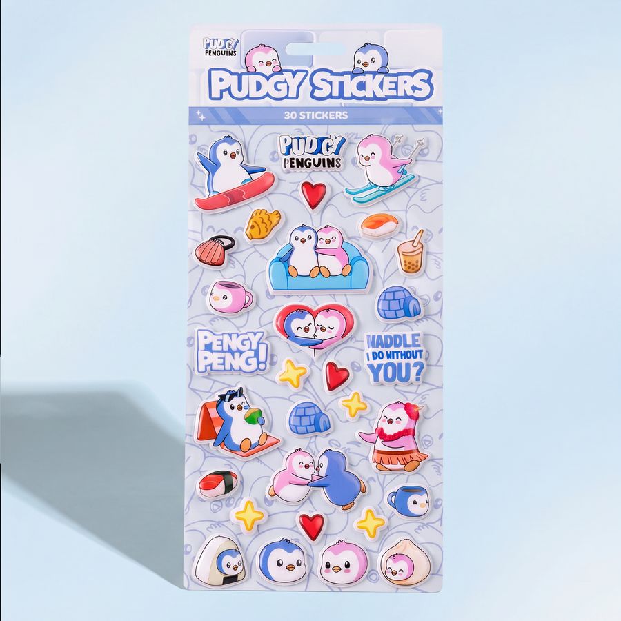 Puffy Pudgy Stickers, image 1 of 2