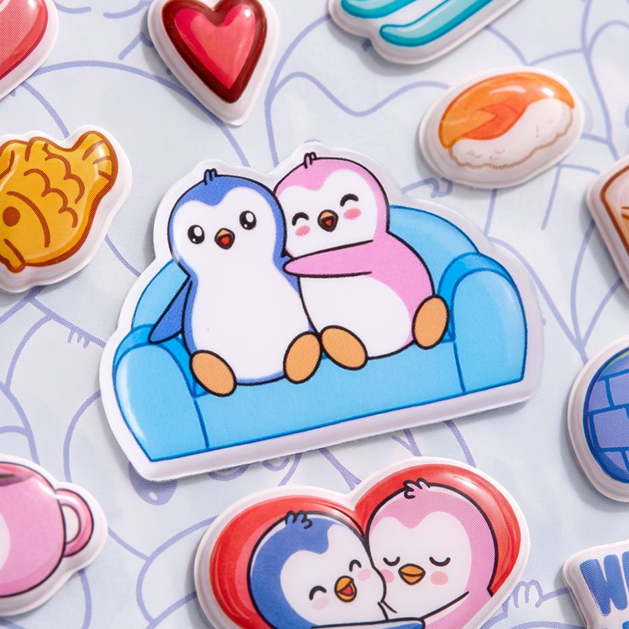 Puffy Pudgy Stickers, image 2 of 2